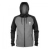 Polerón TSG Aero Zip Negro Gris L