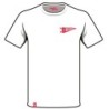 polera ROCK SHOX Pennant Blanco S