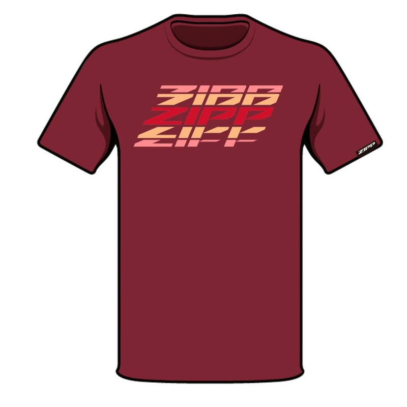 Polera Zipp Z2206 Burdeo M