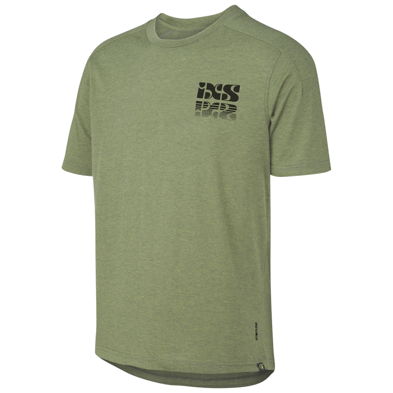 Polera iXS Flow Tech Mirror Olive XL