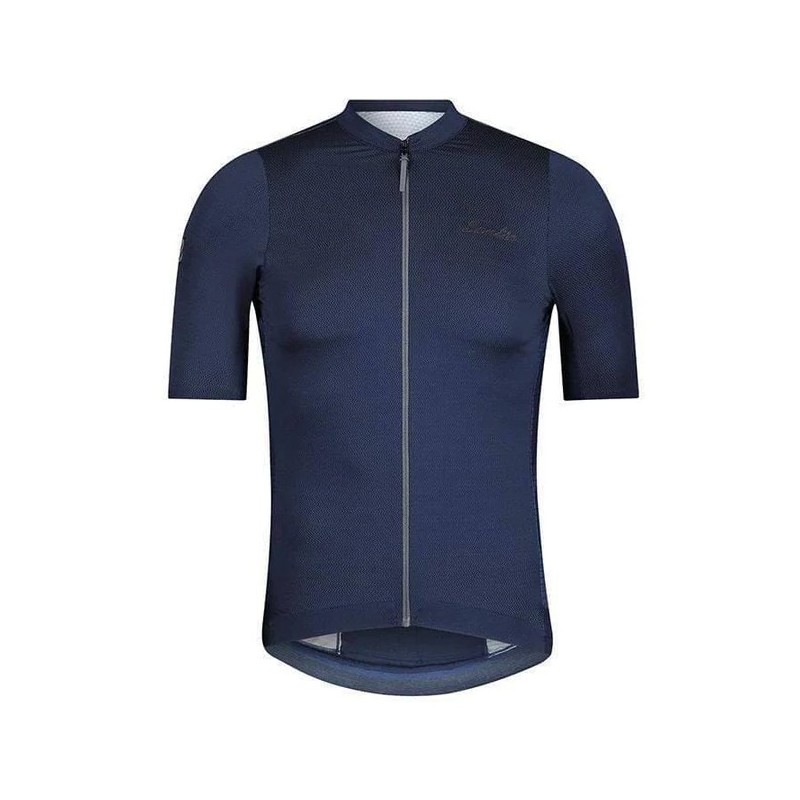 Tricota ciclismo azul hombre
